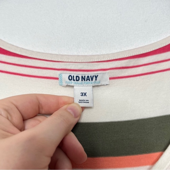 Old Navy Pink and Brown Chevron Maxi Dress - Picture 6 of 8